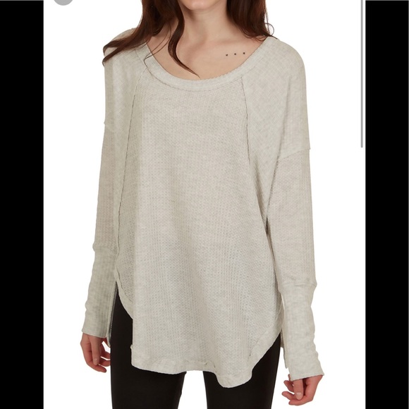 Sweet Romeo Tops - Sweet Romeo Hi-Lo Super Comfy Soft BOHO Thermal